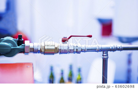 Gas leak valve flowing coming out from tube for 63602698