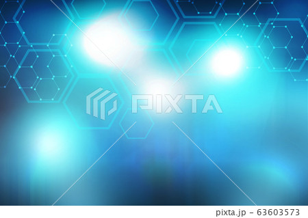 Abstract medical background with hexagonal shapes 63603573