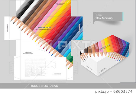 Tissue box template concept series Tissue box template concept series 63603574