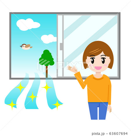 部屋の換気 63607694