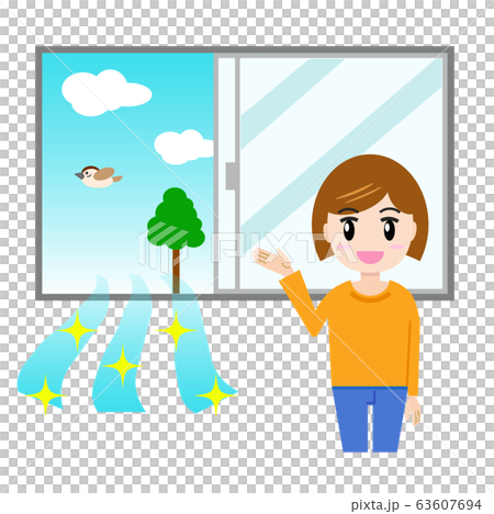 部屋の換気 63607694