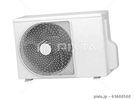 air conditioners installation on a white 63608508