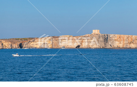 Malta. Summer landscape with Saint Mary Tower 63608745