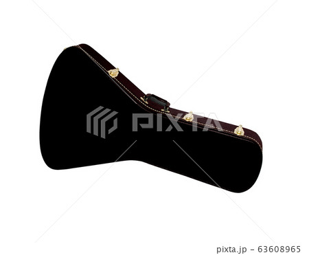 Guitar case isolated on white 63608965