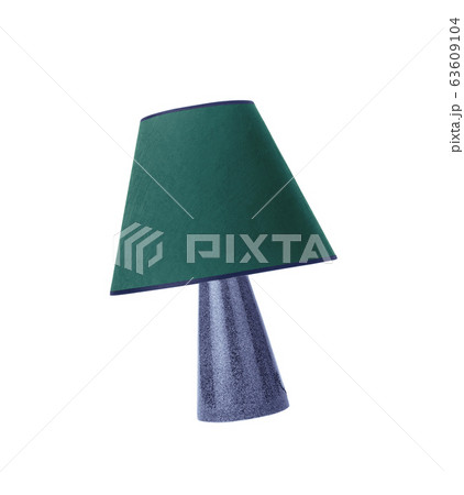 Table lamp isolated on white 63609104