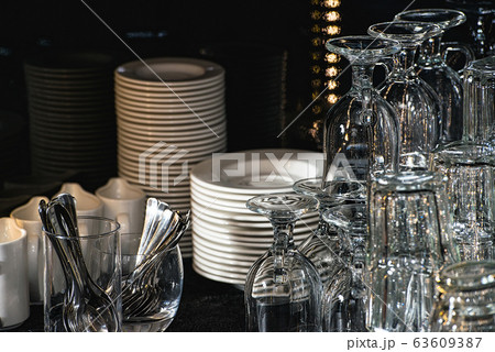 Glasses for a margarita, martini, grog and liqueur 63609387