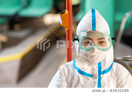 public transport person protection virus passenger asian 63610289