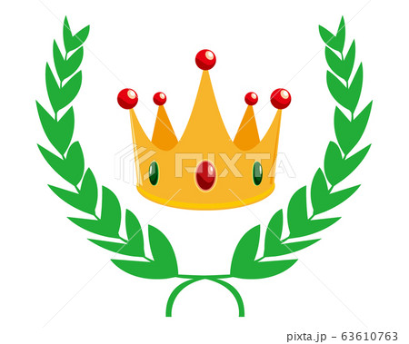 王冠 月桂樹 ランキング ベクターのイラスト素材