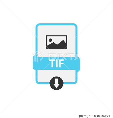 TIF download file format vector TIF download file format vector 63610854