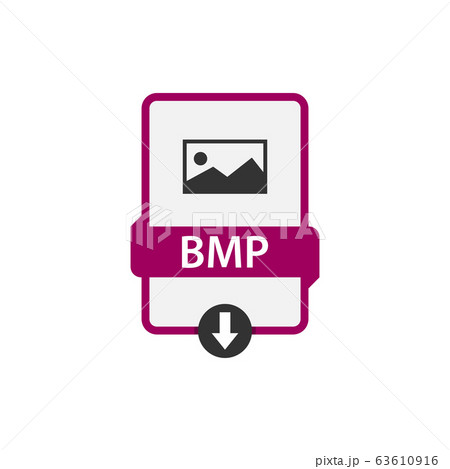 Bmp Download File Vectorのイラスト素材 63610916 Pixta