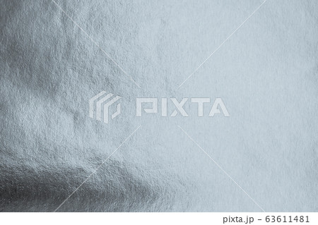 Silver foil shiny metal texture background wrapping paper for wallpaper decoration element 63611481