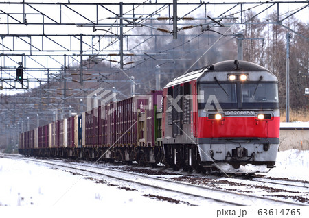 千歳線　西の里（信）　JR貨物　DF200-53（五稜郭） 63614765