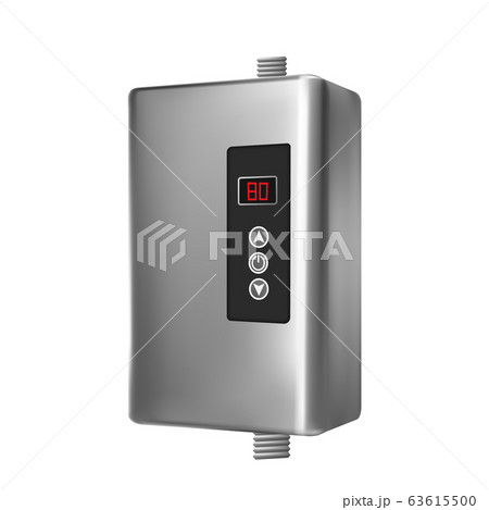Modern House Heater System For Heat Water Vector 63615500