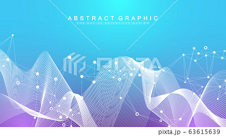 Colorful molecules background. DNA helix, DNA strand, DNA Test. Molecule or atom, neurons. Abstract structure for science or medical background, banner. Scientific molecular vector illustration Colorful molecules background. DNA helix, DNA strand, DNA Test. Molecule or atom, neurons. Abstract structure for science or medical background, banner. Scientific molecular vector illustration 63615639