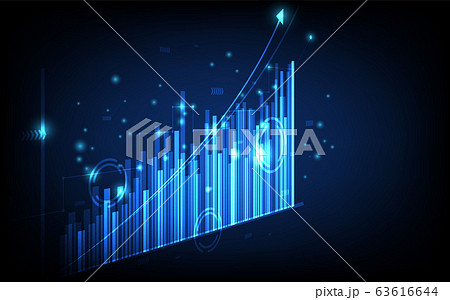 technology business background, graph financial with social network diagram concept, futuristic digital innovation background vector illustration technology business background, graph financial with social network diagram concept, futuristic digital innovation background vector illustration 63616644
