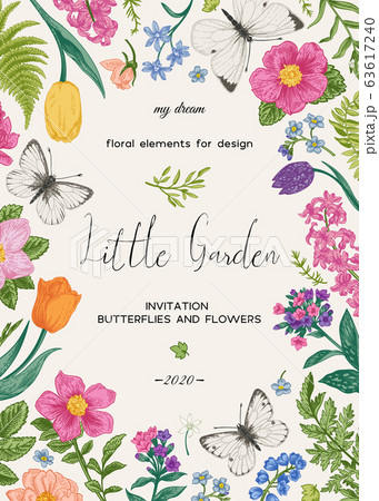 Floral Easter card. 63617240