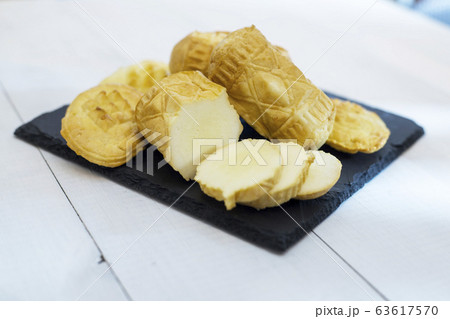 oscypki, oscypek,Smoked cheese, traditional food in Podhale, Poland 63617570