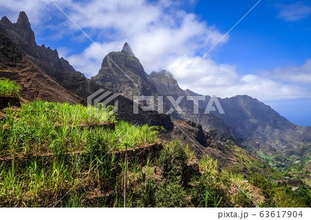 Paul Valley landscape in Santo Antao island, Cape 63617904