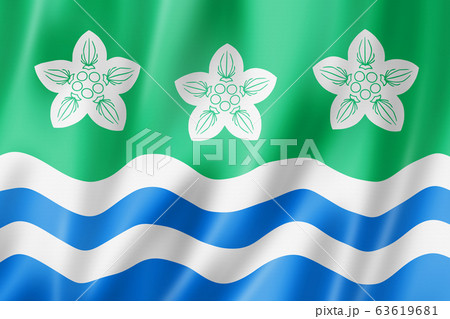 Cumberland County flag, UK 63619681