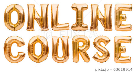 Golden words ONLINE COURSE made of inflatable 63619914