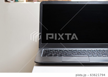 Black notebook. Coronavirus concept. Work from home concept 63621794