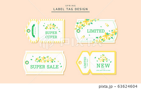 タグ ラベル 春 63624604