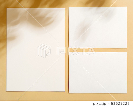 Three clear cards mockup. Three clear cards mockup. 63625222