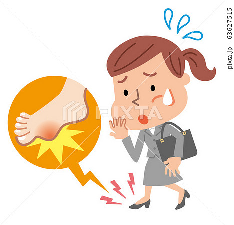 外反母趾 女性 イラスト 外反母趾 女性 イラスト 63627515