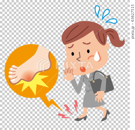 外反母趾 女性 イラスト 外反母趾 女性 イラスト 63627515