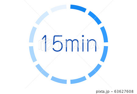 所要時間の目安アイコンのベクターイラスト 63627608
