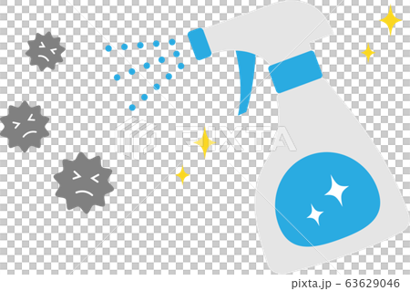 Bactericidal spray and bacteria 63629046