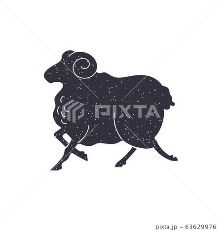 Zodiac sign Aries. The symbol of the astrological horoscope. 63629976