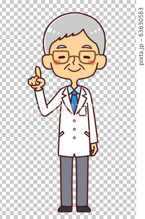 Doctor, doctor, senior man, full body, pointing Doctor, doctor, senior man, full body, pointing 63630563