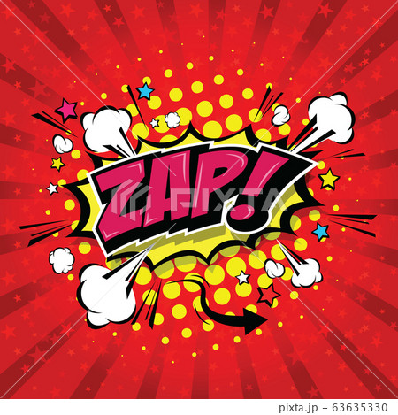Zap! Comic Speech Bubble, Cartoon. art and illustration vector file. 63635330