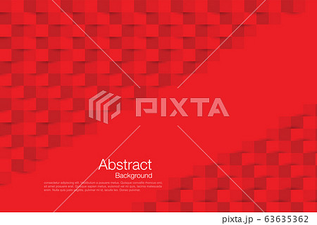 Red abstract texture. Vector background 3d paper art style can be used in cover design, book design, poster, cd cover, flyer, website backgrounds or advertising. illustrator 63635362
