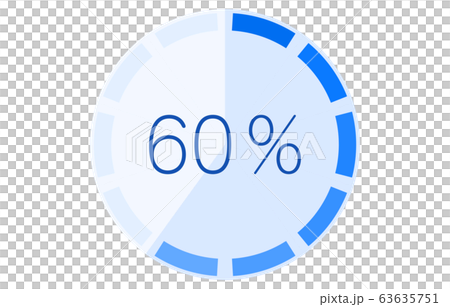 Graph with memory gauge, blue Graph with memory gauge, blue 63635751