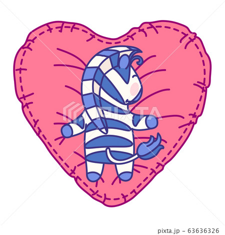 vector cute baby striped zebra vector cute baby striped zebra 63636326