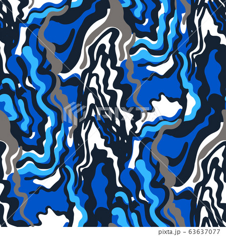 Abstract pattern of gray shapeless wavy structures 63637077