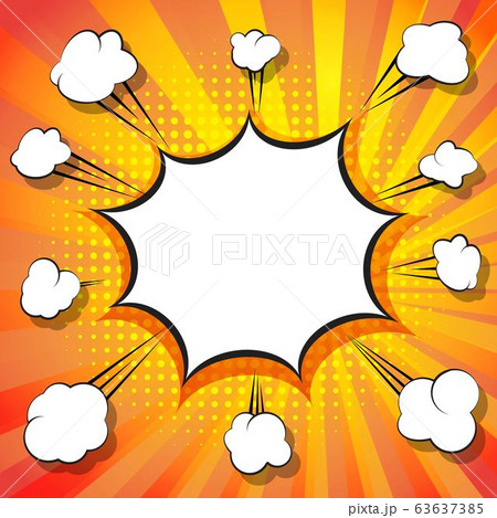 Comic Book Design Element Vector Comic Book Design Element Vector 63637385