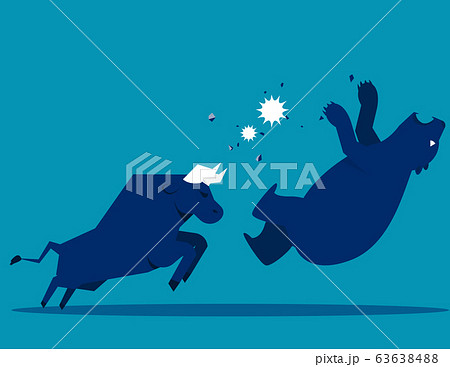 Bull Bear market presents downtrend stock market Bull Bear market presents downtrend stock market 63638488