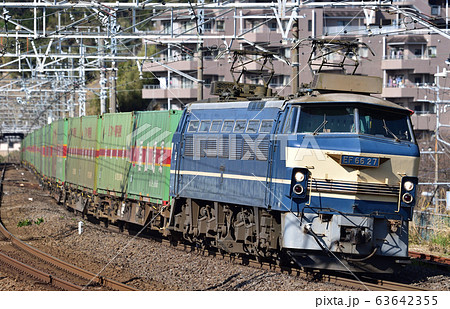 東海道本線　真鶴　JR貨物　EF66-27（吹田） 63642355