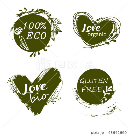 Elements for the design of postcards, backgrounds, packaging 63642660