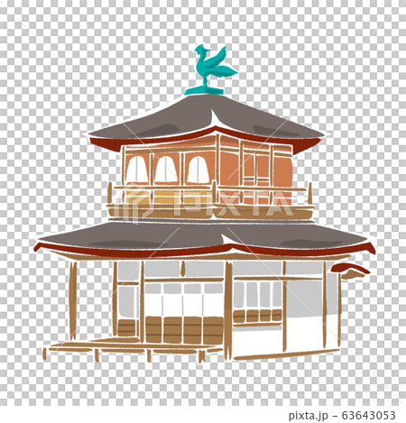 銀閣寺のイラスト 63643053