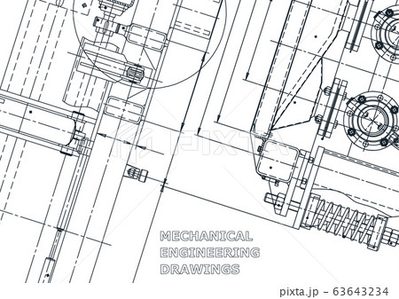 Vector engineering illustration. Cover, flyer, banner, background 63643234