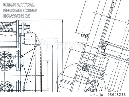 Vector engineering illustration. Cover, flyer, banner, background 63643238