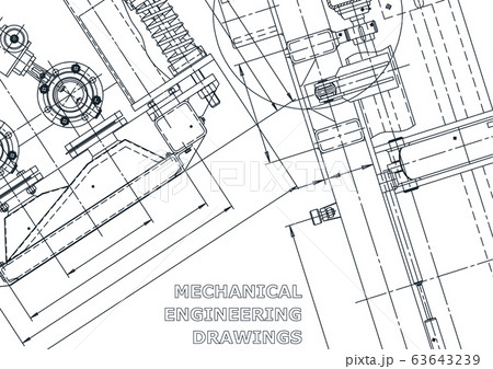 Vector engineering illustration. Cover, flyer, banner, background Vector engineering illustration. Cover, flyer, banner, background 63643239