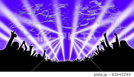 ライブ会場とオーディエンス ライブ会場とオーディエンス 63643293