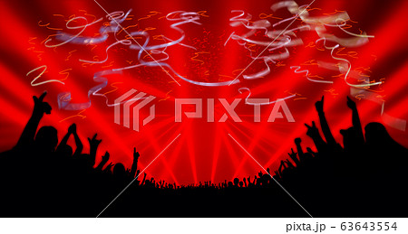 ライブ会場とオーディエンス 63643554