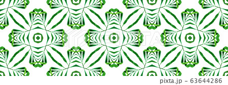Tiled green watercolor background. Repeating  63644286