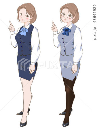 女性　OL　キャリアウーマン 63645929